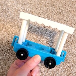 Fisher-Price Vintage 1984 Zoo Tram Train Cart